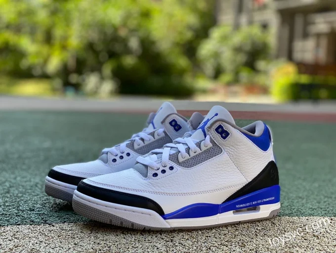 Air Jordan 3 x Fragment DA3595-100 White Blue