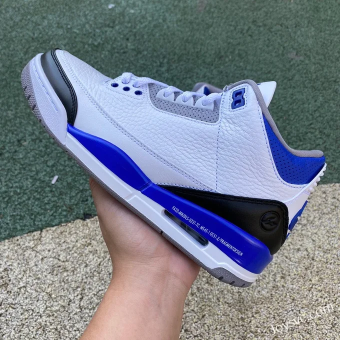 Air Jordan 3 x Fragment DA3595-100 White Blue