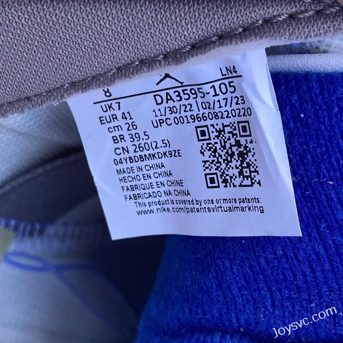 Air Jordan 3 x Fragment DA3595-100 White Blue