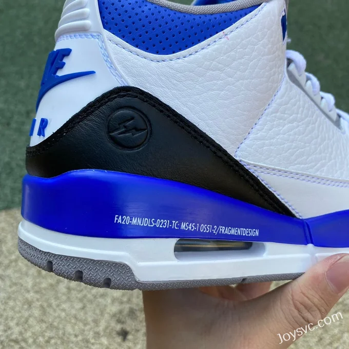 Air Jordan 3 x Fragment DA3595-100 White Blue