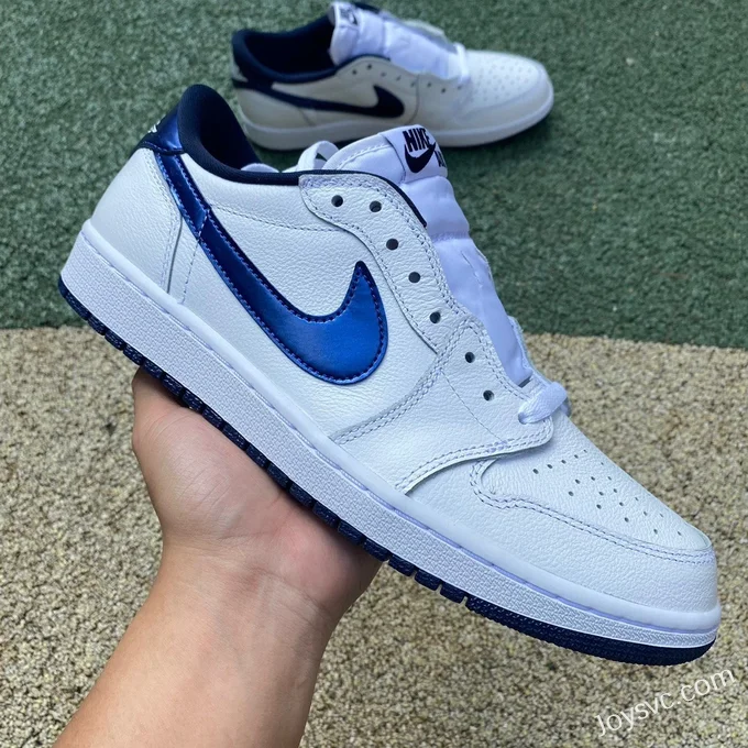 Air Jordan 1 Low OG 705329-106 Midnight Blue DG Version