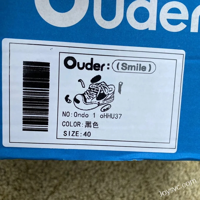 Ouder Smiler Black White Casual Sneakers OC230232