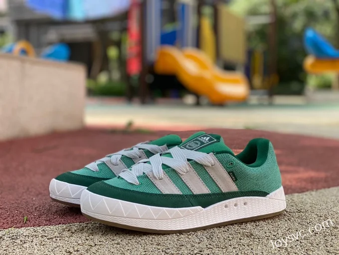 NEIGHBORHOOD x Adidas Adimatic Green Retro Sneakers HQ6908