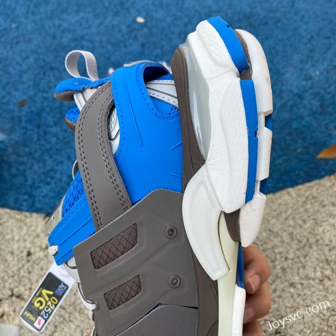 Balenciaga Triple S Grey White Blue Sneakers