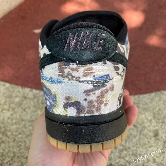 Supreme x Nike SB Dunk Low Black Graffiti Sneakers FD8778-001