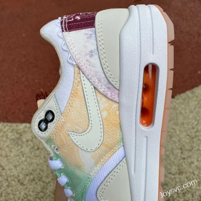 Nike Air Max 1 '87 White Green Pink Women's Running Shoes FJ7734-101