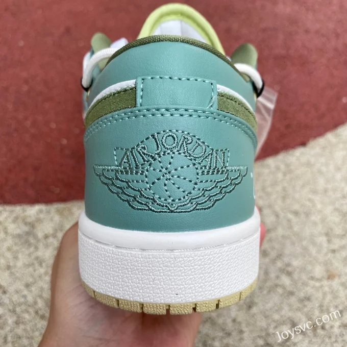 Air Jordan 1 Low CNY FD9906-131 White Green Strap Retro