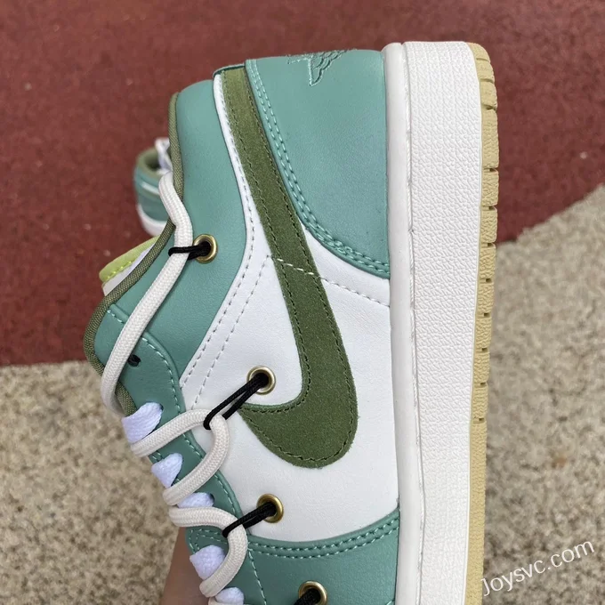 Air Jordan 1 Low CNY FD9906-131 White Green Strap Retro