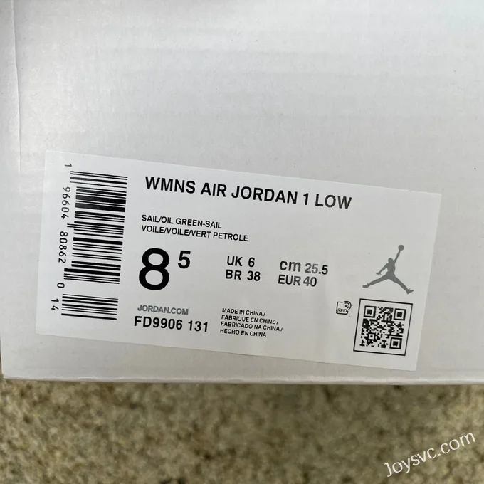 Air Jordan 1 Low CNY FD9906-131 White Green Strap Retro