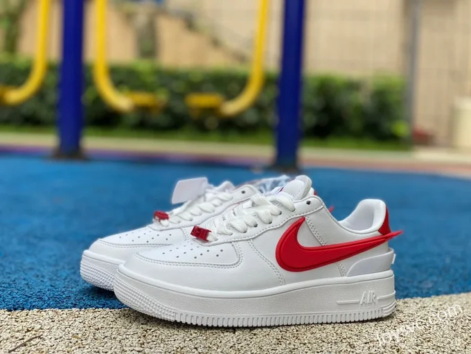 Nike Air Force 1 AMBUSH White Red DV3464-003