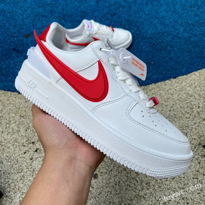 Nike Air Force 1 AMBUSH White Red DV3464-003