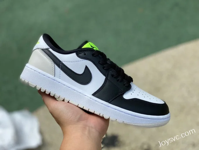 Air Jordan 1 Low Golf DD9315-108 White Black Pure Version