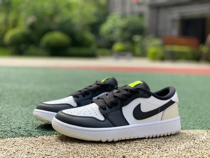 Air Jordan 1 Low Golf DD9315-108 White Black Pure Version