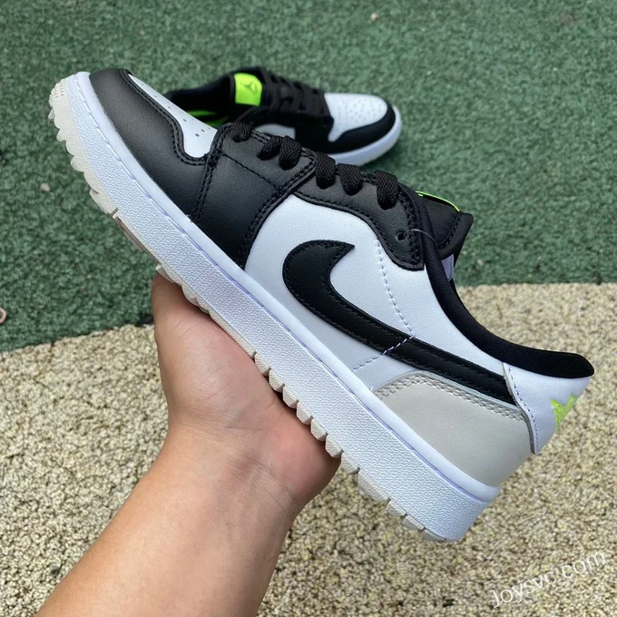 Air Jordan 1 Low Golf DD9315-108 White Black Pure Version