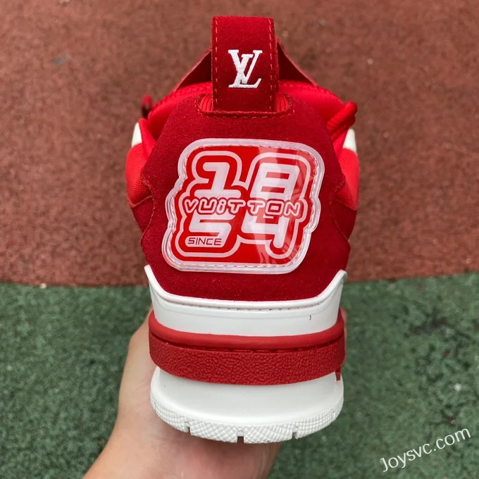 Louis Vuitton SKATE White Red Leather