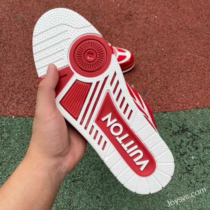 Louis Vuitton SKATE White Red Leather