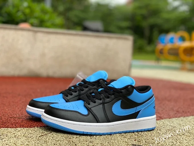 Air Jordan 1 Low 553560-041 Black Blue Retro