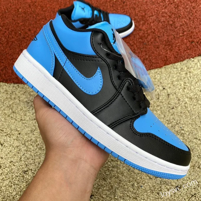 Air Jordan 1 Low 553560-041 Black Blue Retro