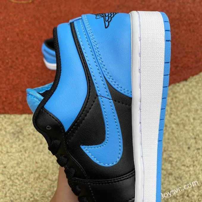 Air Jordan 1 Low 553560-041 Black Blue Retro