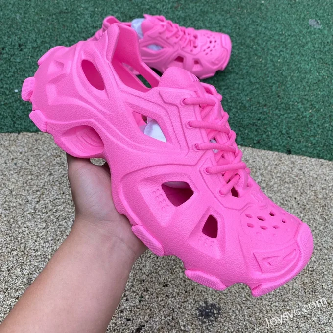 Balenciaga Pink Lace Sandals Vintage Dad Shoes