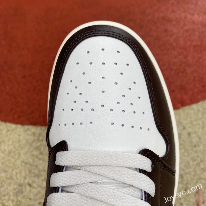 Air Jordan 1 Low DC0774-200 White Brown Mocha Retro