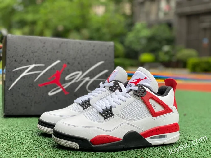 Air Jordan 4 Red Cement DH6927-161 White Red