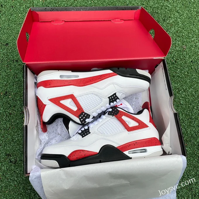 Air Jordan 4 Red Cement DH6927-161 White Red