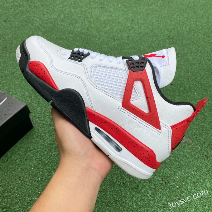 Air Jordan 4 Red Cement DH6927-161 White Red