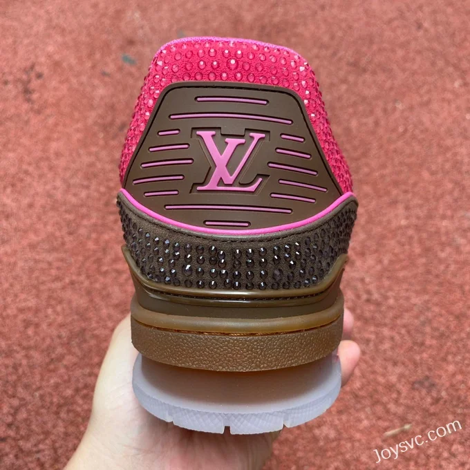 Louis Vuitton Trainer Water Diamond Red Guangzhou Version