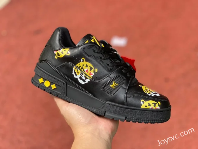 Louis Vuitton Trainer Black Tiger Year Guangzhou Version