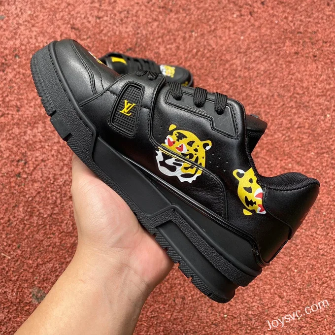 Louis Vuitton Trainer Black Tiger Year Guangzhou Version