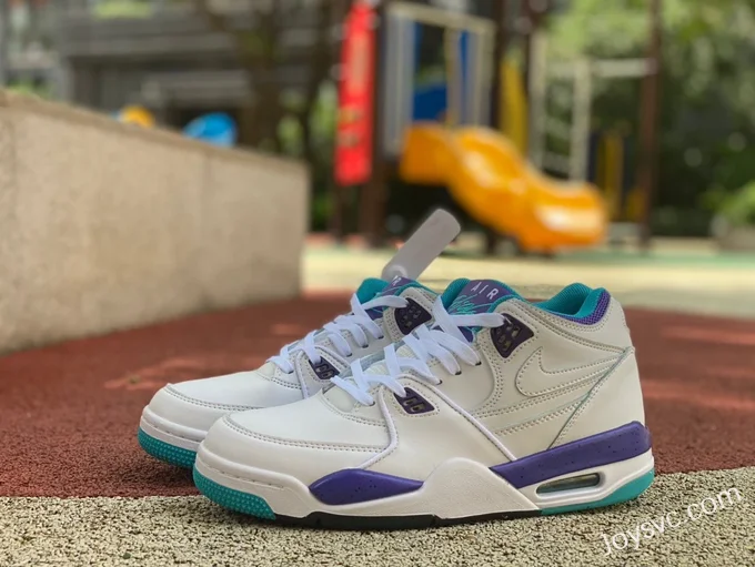 Nike Air Flight 89 306252-113 White Purple