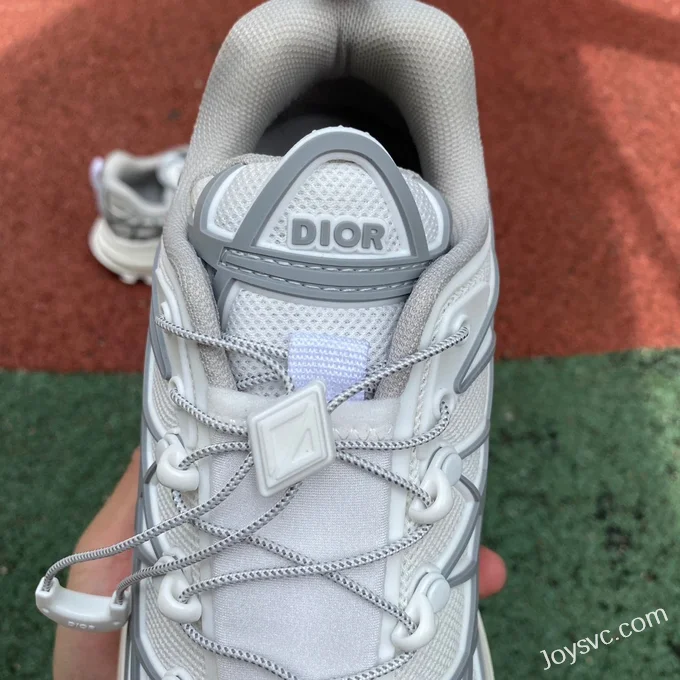 Dior B31 White Grey Mesh Round Toe Low Top Casual Shoes