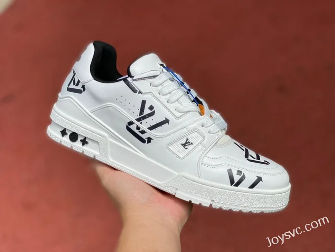 Louis Vuitton Trainer White Print