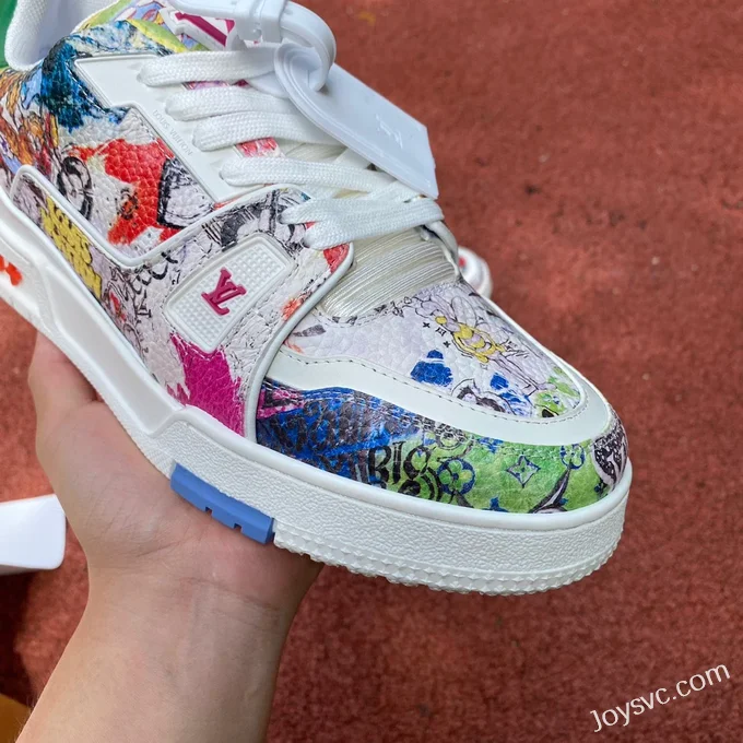 Louis Vuitton Trainer Graffiti Color Guangzhou Version