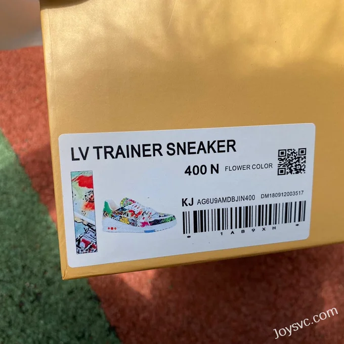 Louis Vuitton Trainer Graffiti Color Guangzhou Version