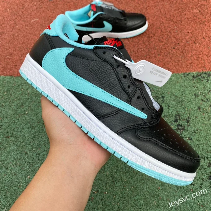 Travis Scott x Air Jordan 1 Low DM7866-701 Black Navy Reverse Swoosh