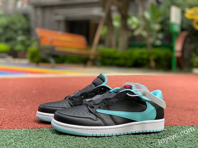 Travis Scott x Air Jordan 1 Low DM7866-701 Black Navy Reverse Swoosh