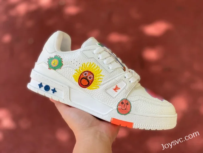 Louis Vuitton Trainer Yayoi Kusama White Guangzhou Version