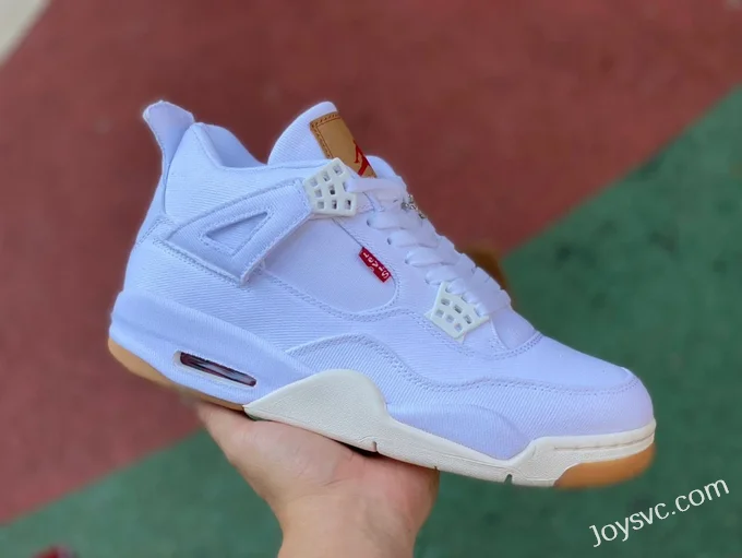 Air Jordan 4 x Levis AO2571-100 White