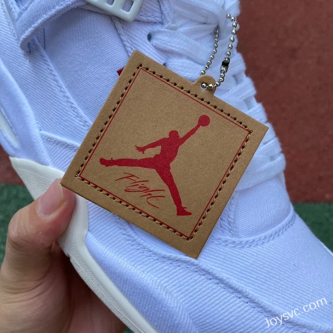 Air Jordan 4 x Levis AO2571-100 White