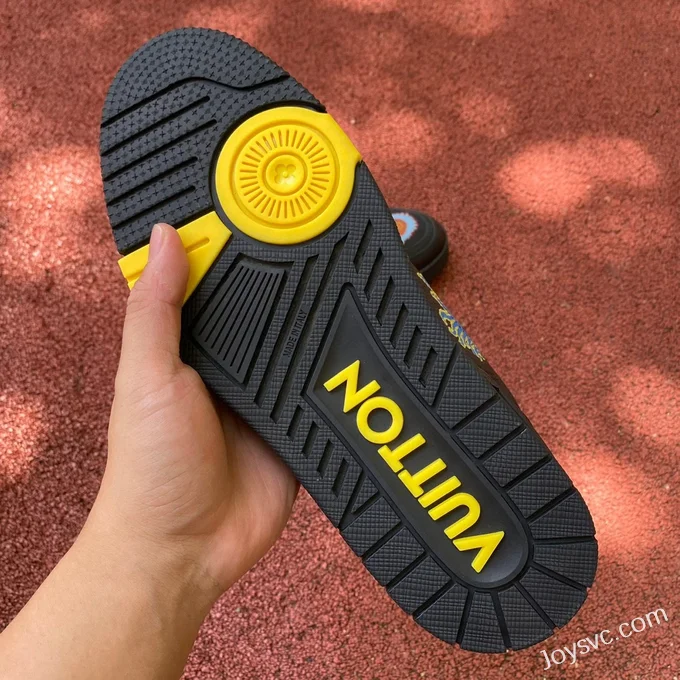 Louis Vuitton Trainer Yayoi Kusama Black Guangzhou Version