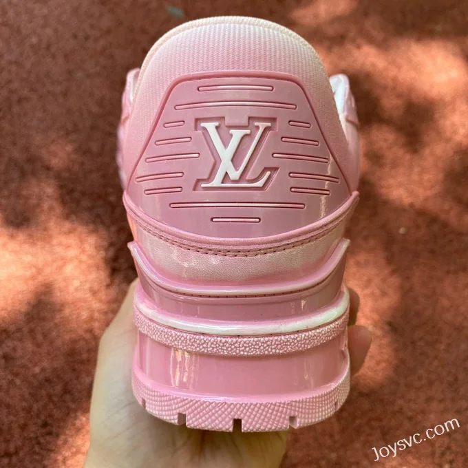 Louis Vuitton Trainer Maxi Distressed Pink Guangzhou Version