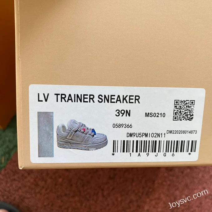 Louis Vuitton Trainer Maxi Distressed White Guangzhou Version