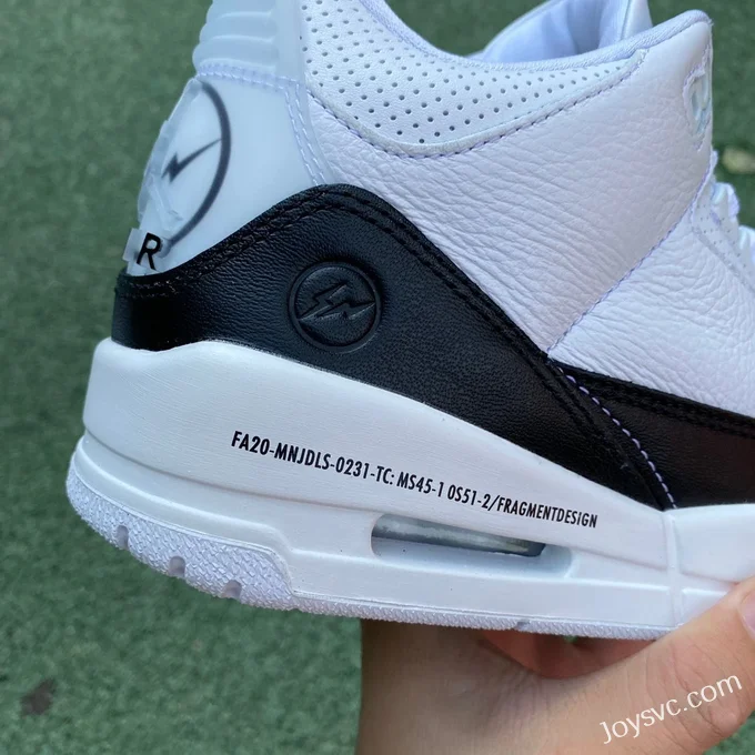 Air Jordan 3 x Fragment DA3595-100 Black White