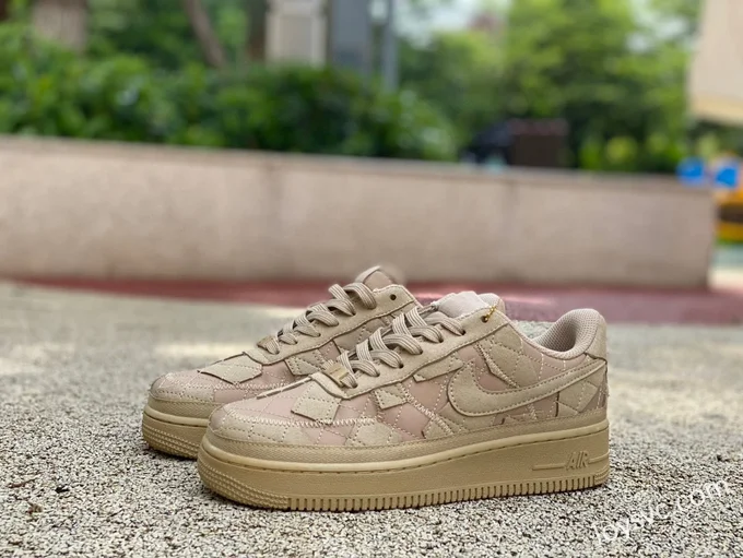 Nike Air Force 1 AF1 Billie Eilish Collaboration Wheat Green Low-Top DQ4137-200