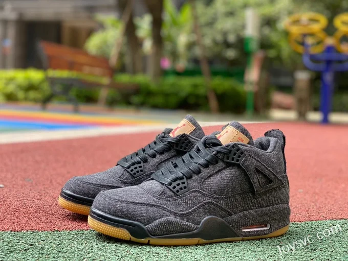 Air Jordan 4 x Levis AQ9103-001 Black