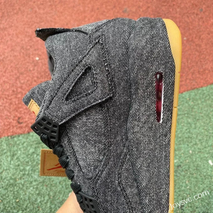 Air Jordan 4 x Levis AQ9103-001 Black