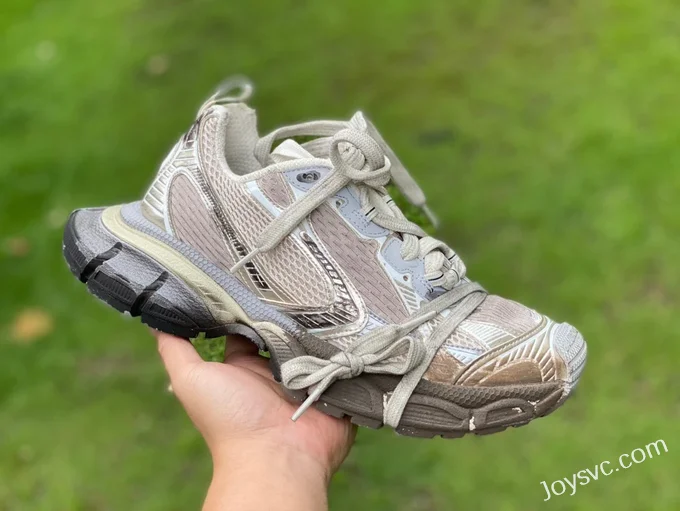 Balenciaga 3XL Light Beige Distressed Pure Original Vintage Dad Shoes 2023