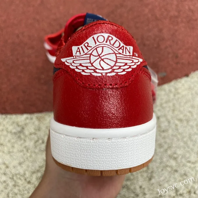 Air Jordan 1 Low CZ0790-100 White Red Hook Low-Top